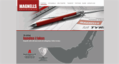 Desktop Screenshot of magnells.se