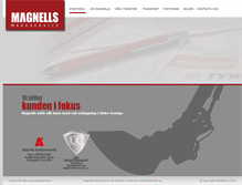 Tablet Screenshot of magnells.se